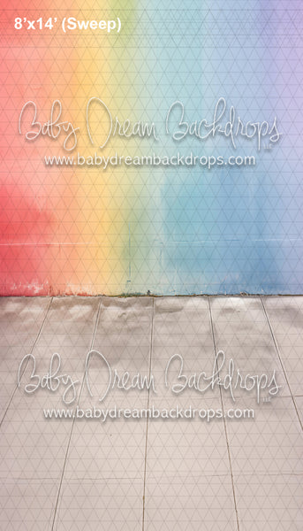 X Drop SWEEPS Rainbow Stripe Wall II (WM)