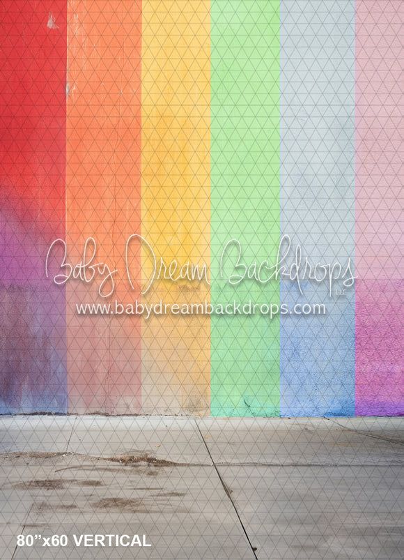 SWEEPS Rainbow Stripe Wall III (WM)
