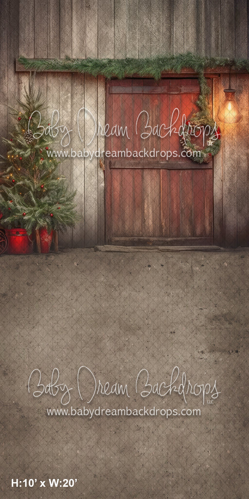 SWEEPS Rustic Christmas Barn (WM)