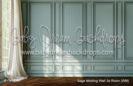 Sage Molding Wall 3d Room (WM)