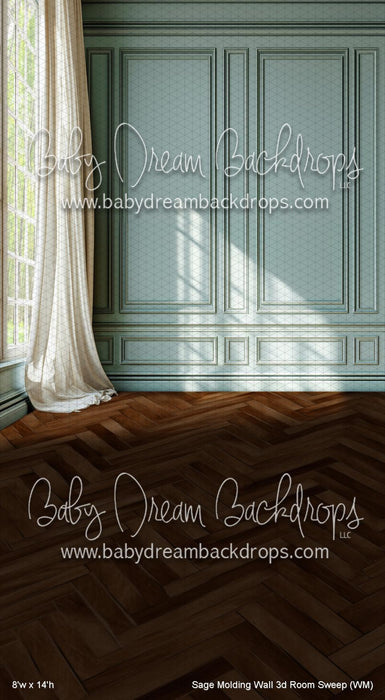 Sage Molding Wall 3d Room Sweep (WM)