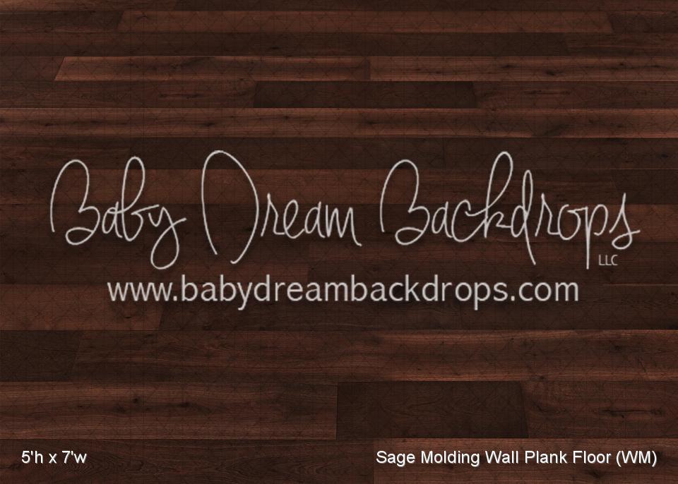 Sage Molding Wall Plank Fabric Floor (WM)