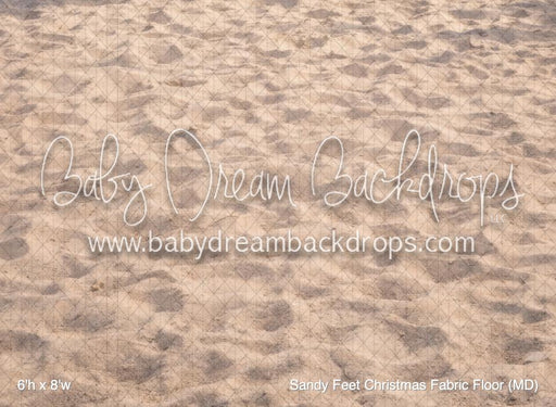 Sandy Feet Christmas Fabric Floor (MD)