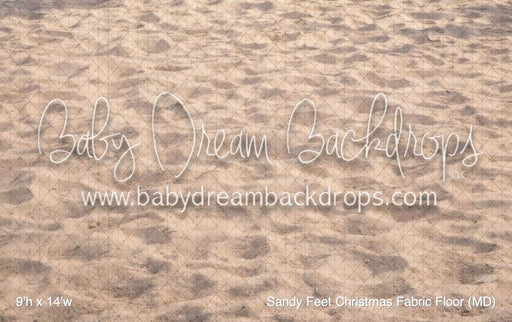 Sandy Feet Christmas Fabric Floor (MD)
