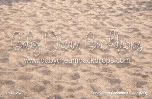 Sandy Feet Christmas Fabric Floor (MD)