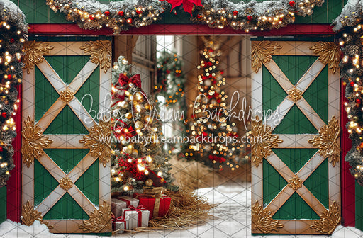 Santa Village Barn (JA)