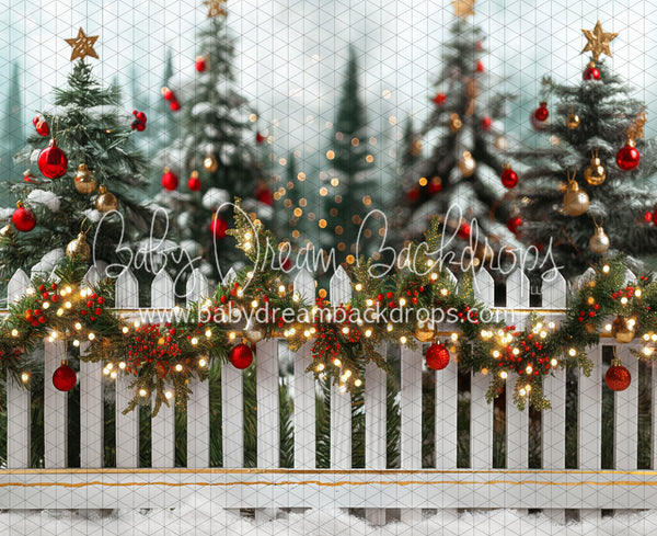 Santa Village Picket Fence (JA)