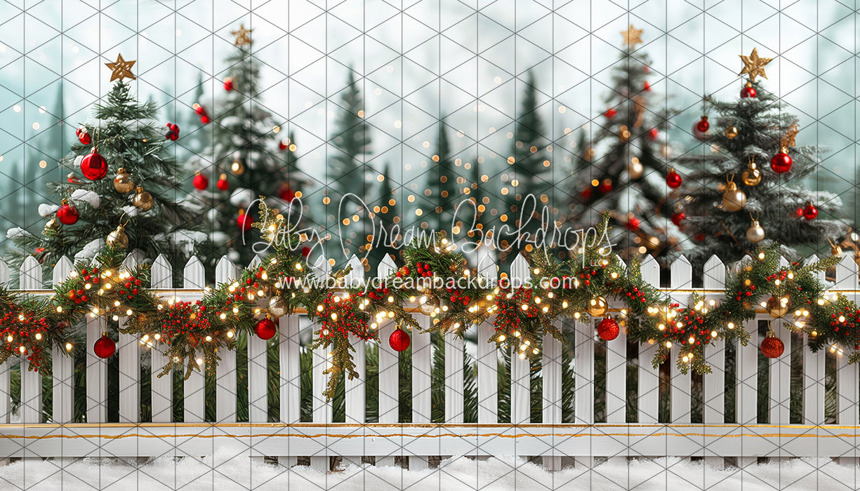 Santa Village Picket Fence (JA)