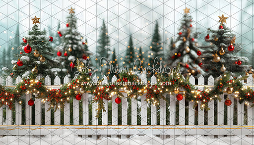 Santa Village Picket Fence (JA)