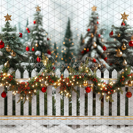 Santa Village Picket Fence (JA)