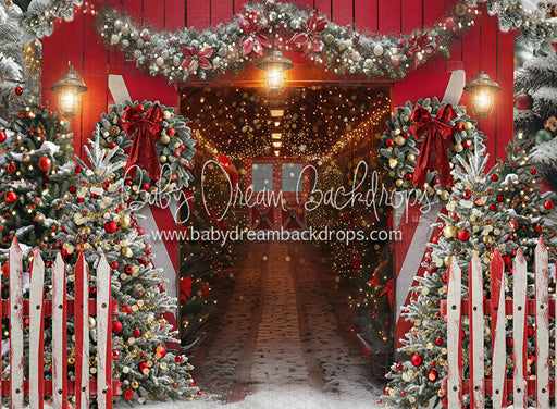 Santa Village Red Barn (JA)