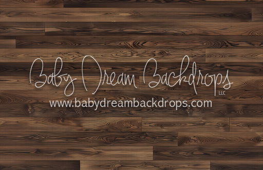 Santa's Christmas Cabin Cinder Planks Fabric Floor (MD)