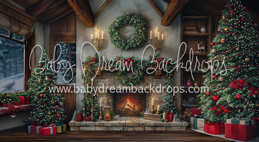 Santa's Christmas Cabin (Night) (MD)