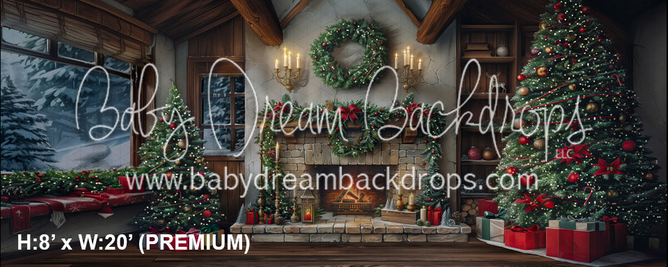 Santa's Christmas Cabin (Night) (MD)