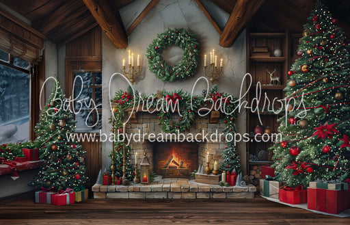 Santa's Christmas Cabin (Night) (MD)