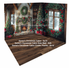 Fabric Room Santa’s Christmas Cabin + Santa’s Christmas Cabin Side Wall + Santa’s Christmas Cabin Cinder Planks