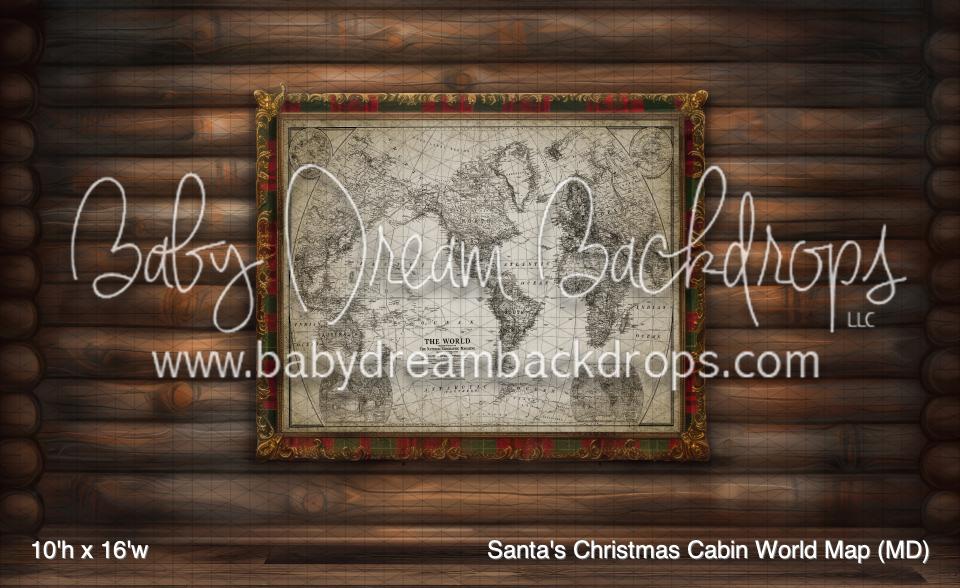 Santa's Christmas Cabin World Map (MD)