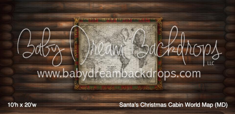 Santa's Christmas Cabin World Map (MD)