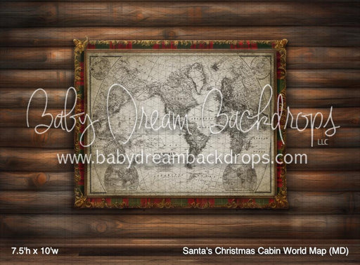Santa's Christmas Cabin World Map (MD)