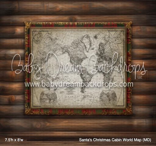Santa's Christmas Cabin World Map (MD)