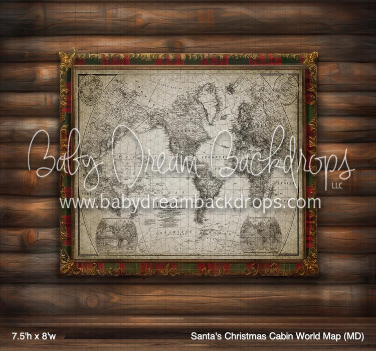 Santa's Christmas Cabin World Map (MD)