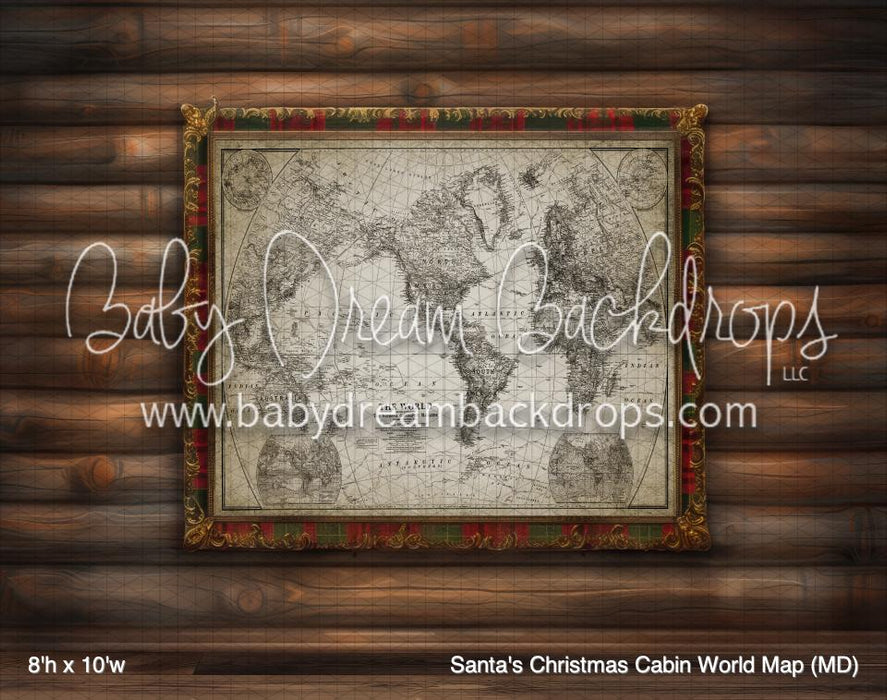 Santa's Christmas Cabin World Map (MD)