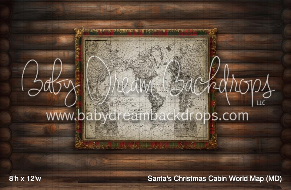 Santa's Christmas Cabin World Map (MD)
