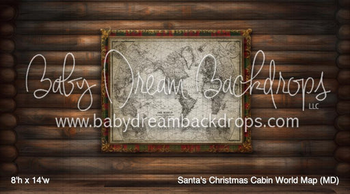 Santa's Christmas Cabin World Map (MD)