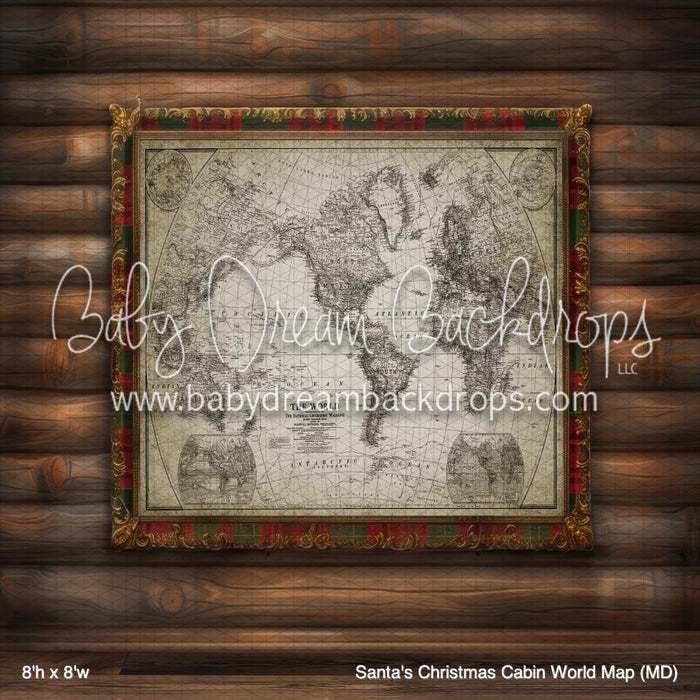 Santa's Christmas Cabin World Map (MD)