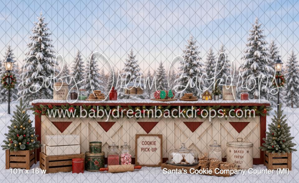 Santa's Cookie Company Counter (MI)