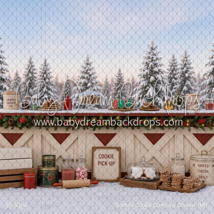 Santa's Cookie Company Counter (MI)