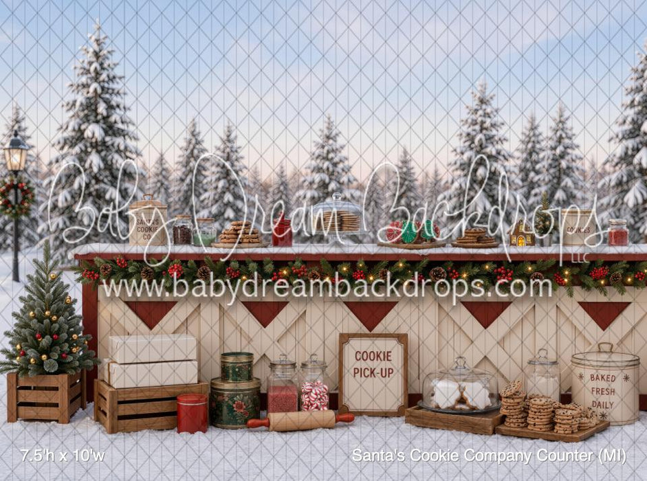Santa's Cookie Company Counter (MI)