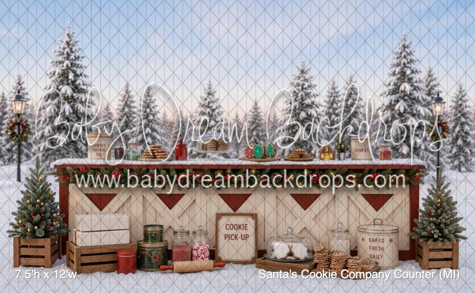 Santa's Cookie Company Counter (MI)
