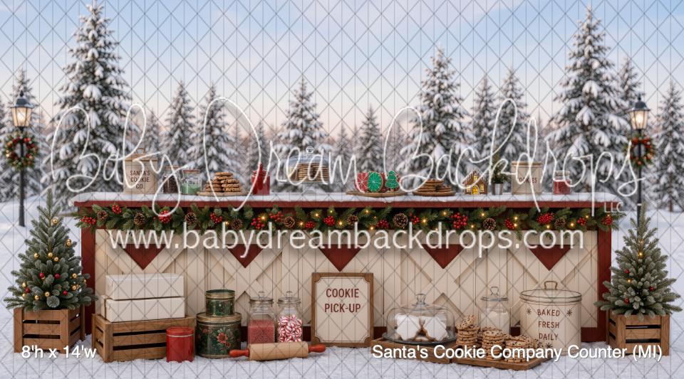 Santa's Cookie Company Counter (MI)