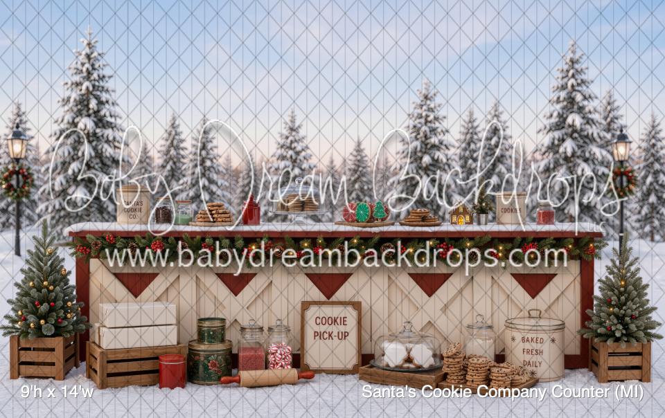 Santa's Cookie Company Counter (MI)