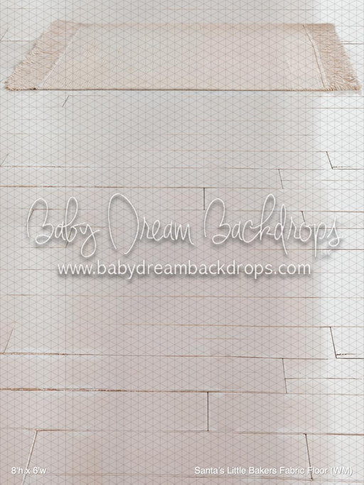 Santa’s Little Bakers Fabric Floor (WM)