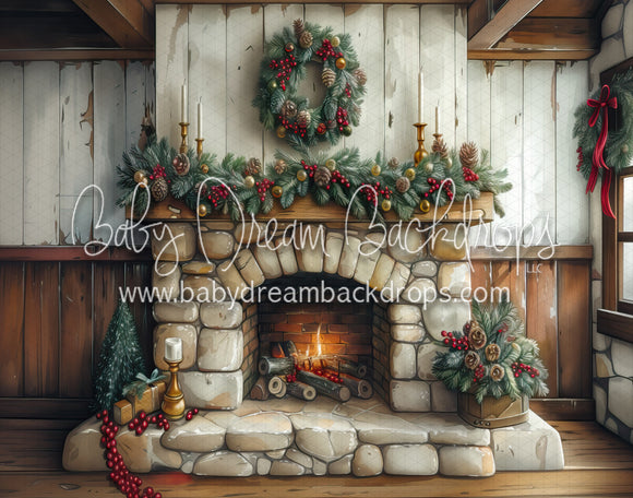 Santa's Quiet Cabin Fireplace (MD)