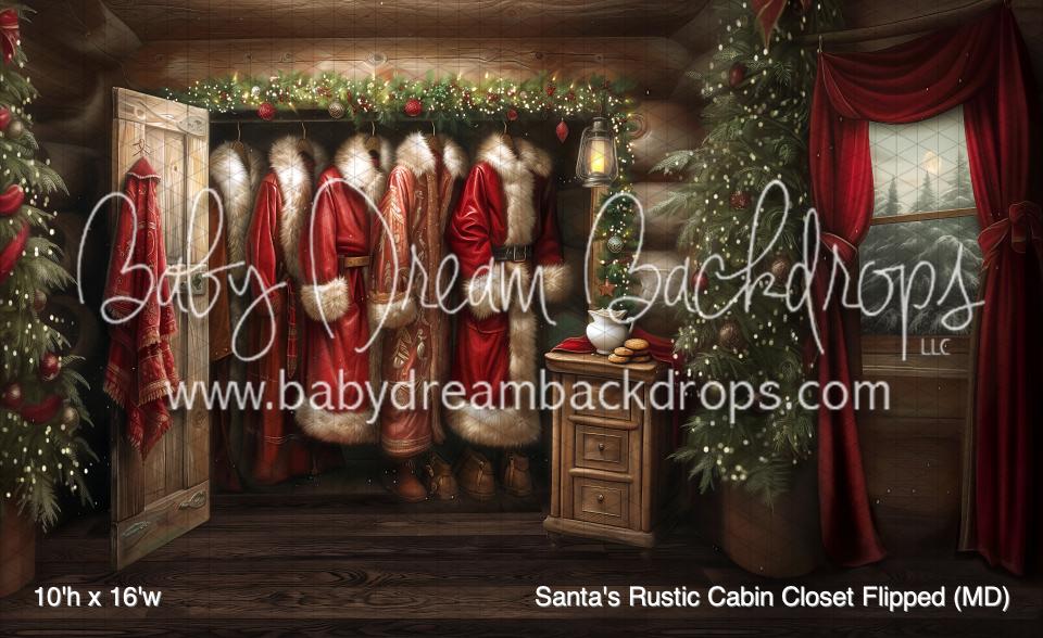 Santa's Rustic Cabin Closet Flipped (MD)