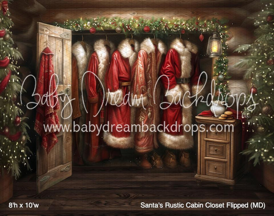 Santa's Rustic Cabin Closet Flipped (MD)