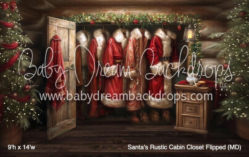 Santa's Rustic Cabin Closet Flipped (MD)