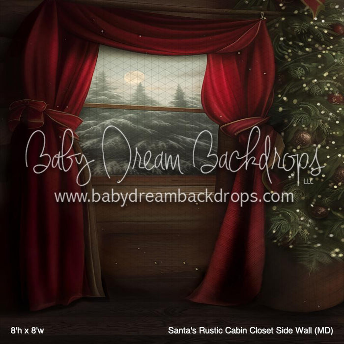 Santa's Rustic Cabin Closet Side Wall (MD)