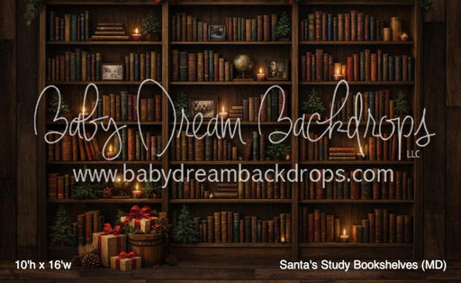 Santa's Study Bookshelves (MD)