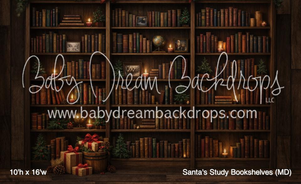 Santa's Study Bookshelves (MD)