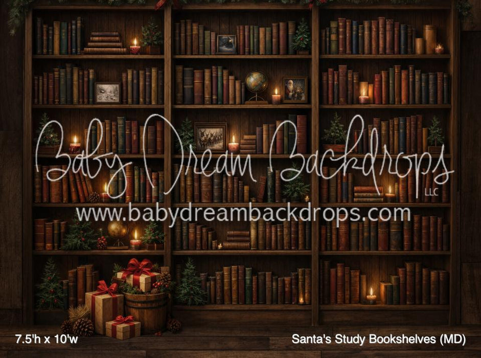Santa's Study Bookshelves (MD)