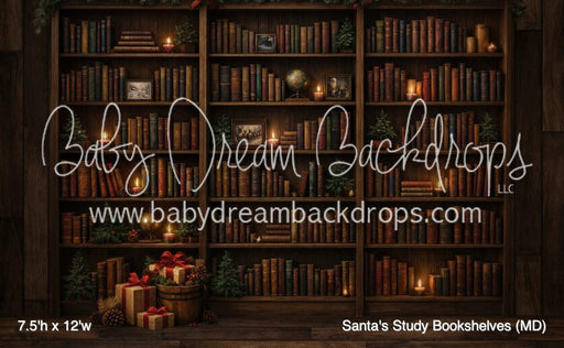 Santa's Study Bookshelves (MD)