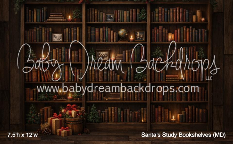 Santa's Study Bookshelves (MD)