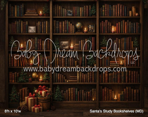 Santa's Study Bookshelves (MD)