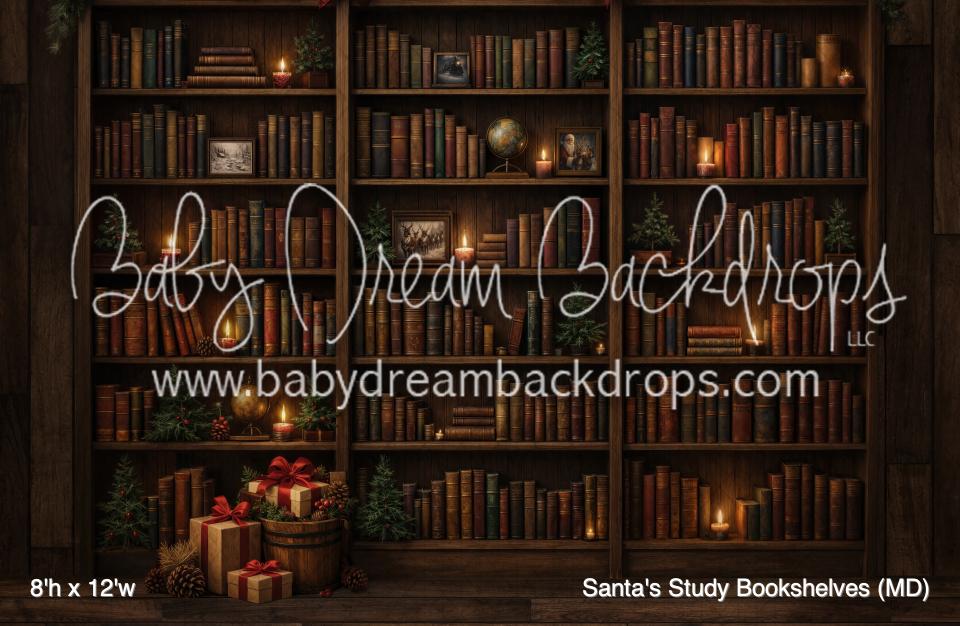 Santa's Study Bookshelves (MD)