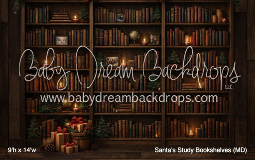 Santa's Study Bookshelves (MD)