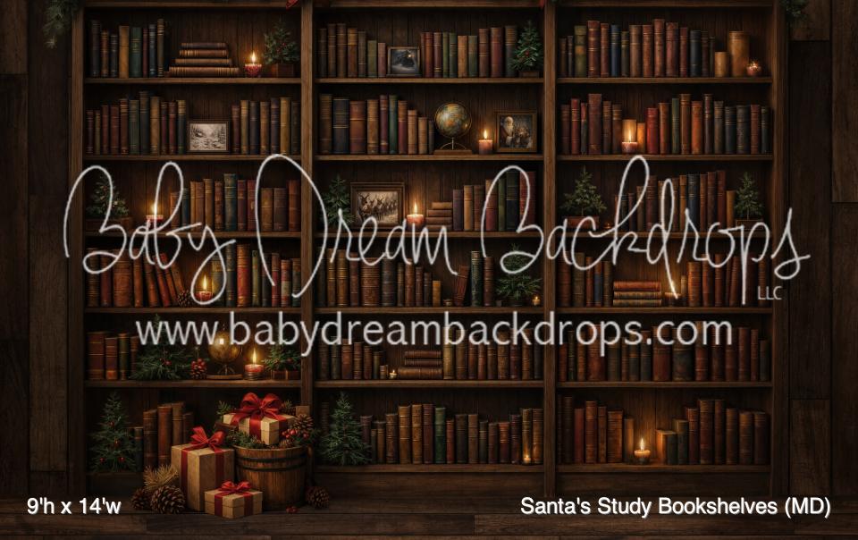 Santa's Study Bookshelves (MD)